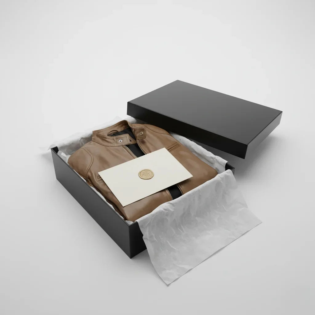 Veste en Cuir pour Homme Trenton • Konf