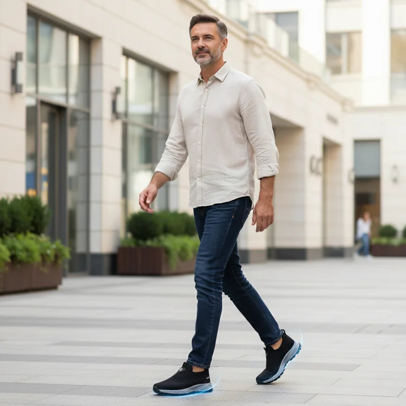 FlexRelief™ – Chaussures orthopédiques sans lacets pour homme