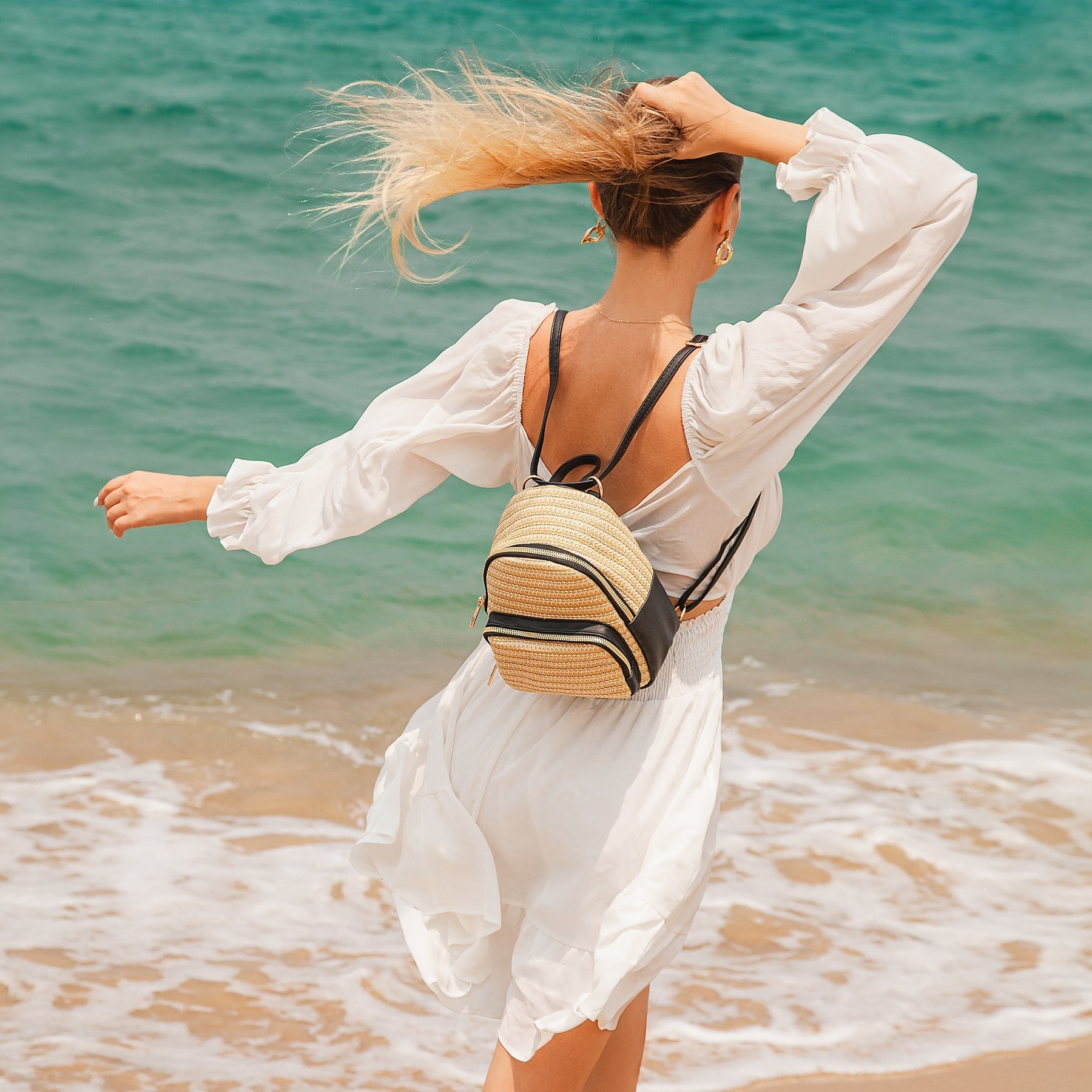 Konf | Sac à Dos en Paille Kose