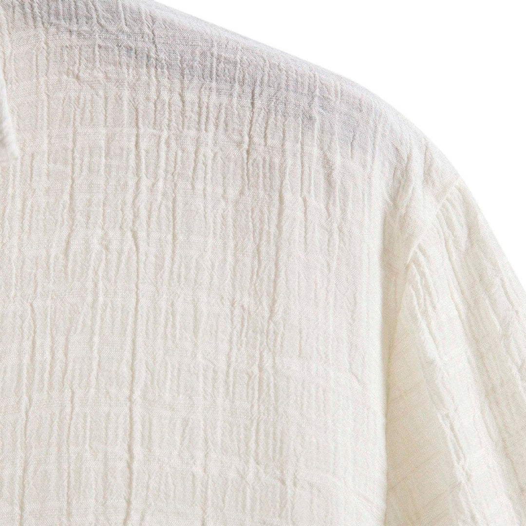 Chemise manches courtes Playa Off White | KONF