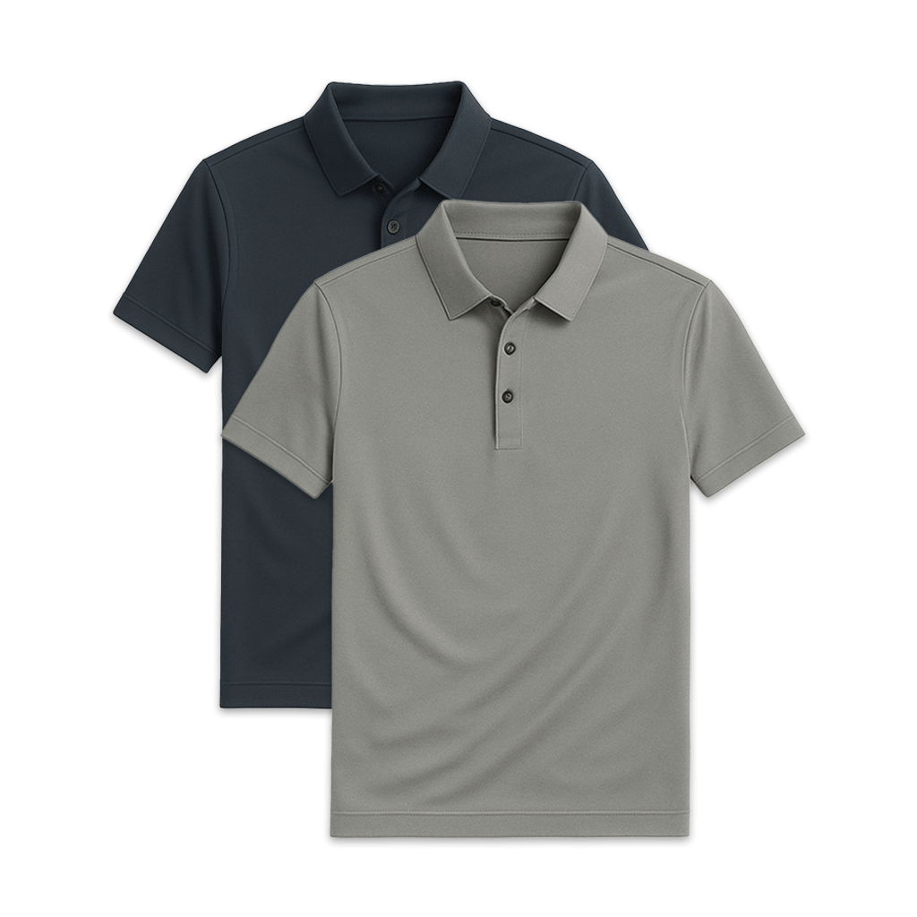 Ensemble 2 Polo en soie glacée | KONF