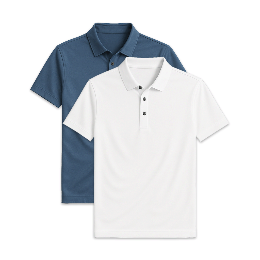 Ensemble 2 Polo en soie glacée | KONF