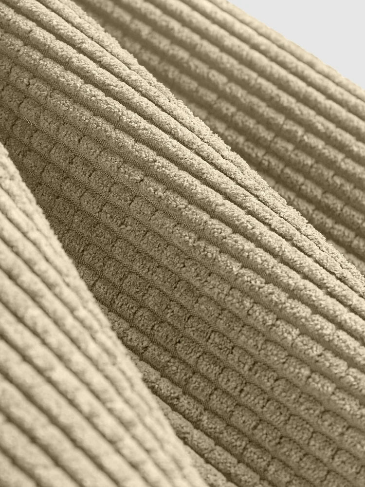 Chemise manches courtes en velours côtelé | KONF