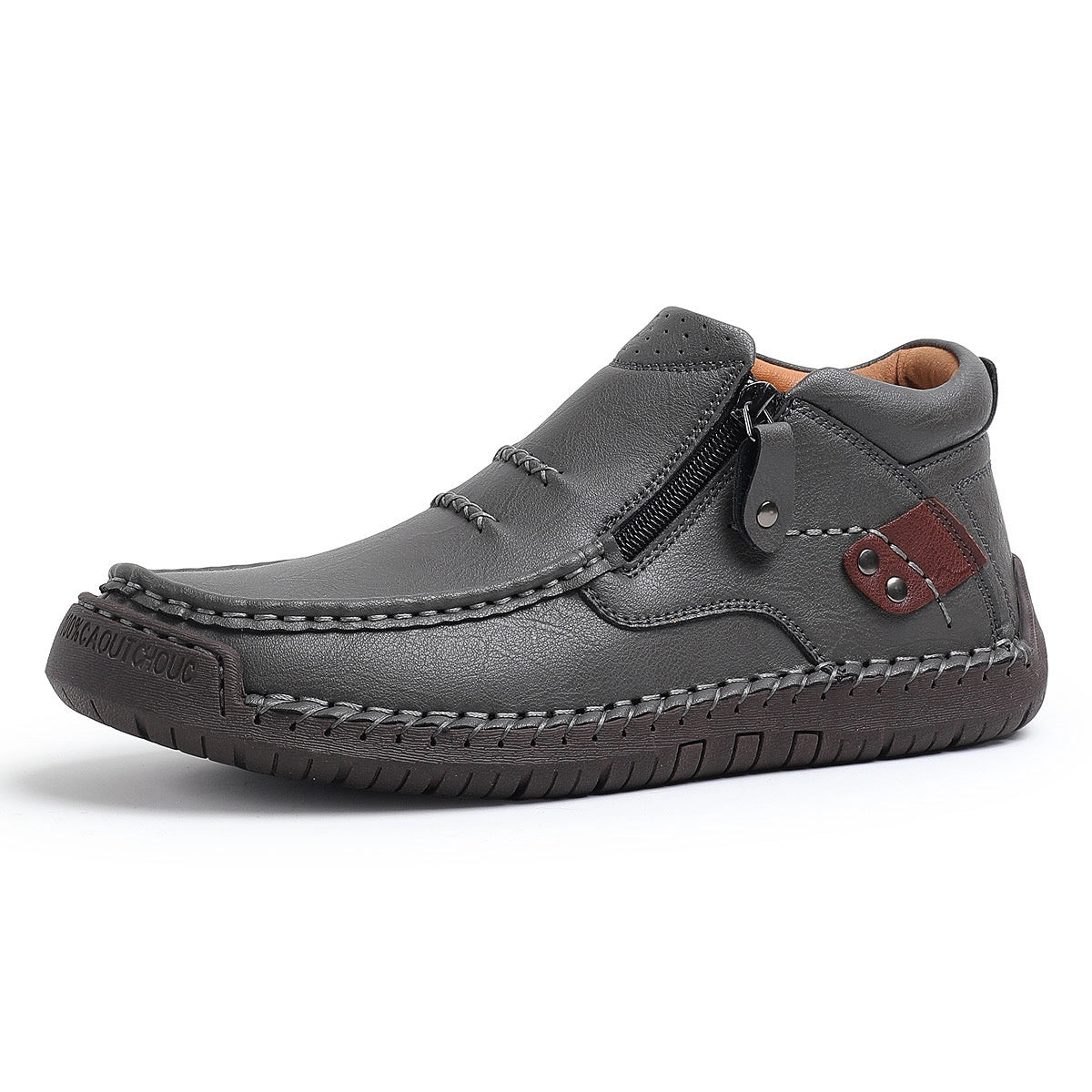 Chaussures en cuir faites à la main, alliant confort et caractère • Barton™