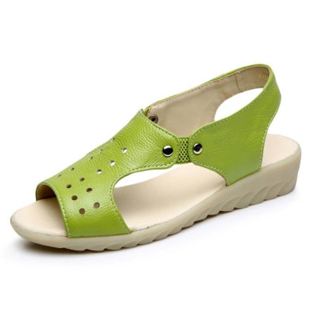 Sandale Femme De Cuir Lua Konf