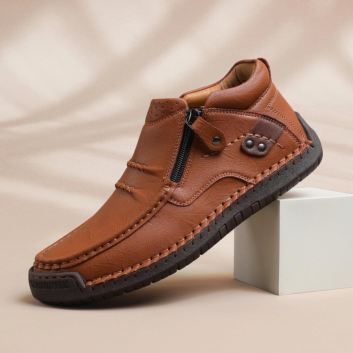 BARTON™ - Chaussures en cuir faites à la main, alliant confort et caractère