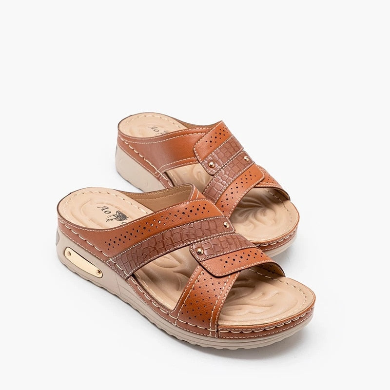 Sandale Femme Em Cuir Aila Konf