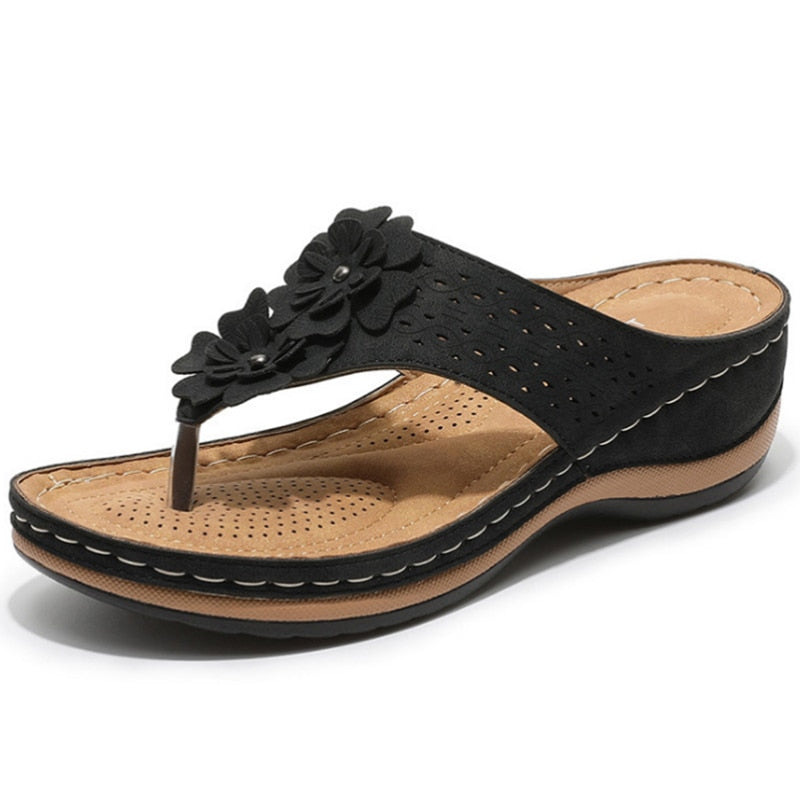 Sandale Femme Orthopédique Flowers Konf