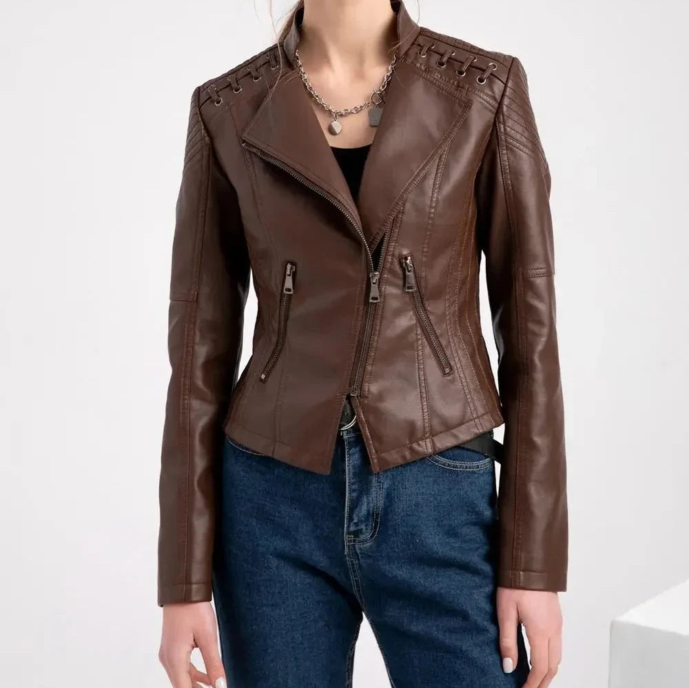 Konf | Veste en cuir Debby pour femme