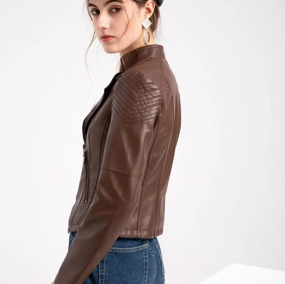Konf | Veste en cuir Debby pour femme