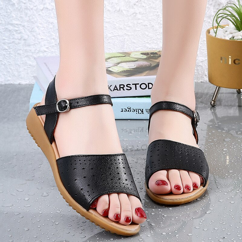 Sandale Femme Em Cuir Ruth Konf