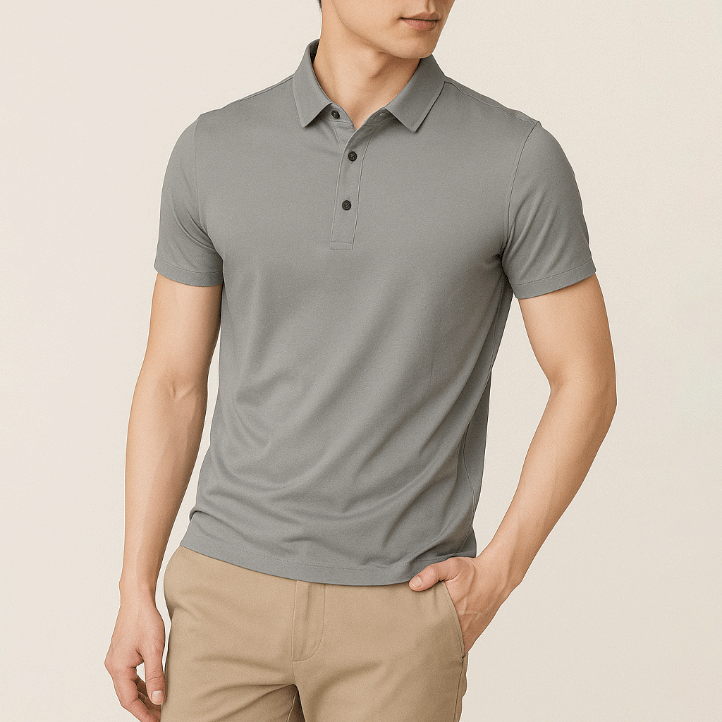 Polo Homme en soie glacée | KONF