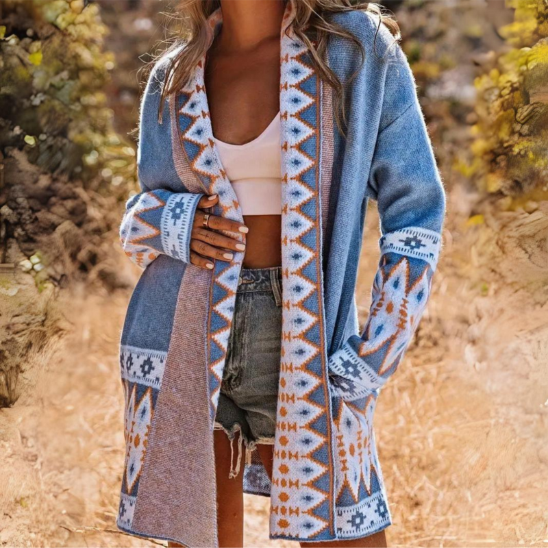 Konf | Cardigan Longue Pour Femmes Lainey