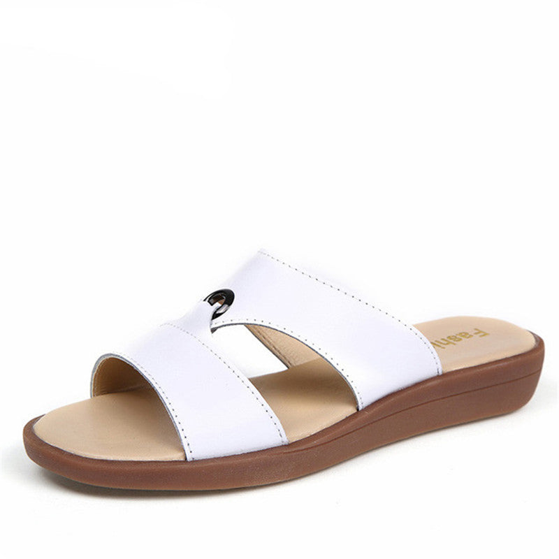 Chinelo Femme De Cuir Loam Konf