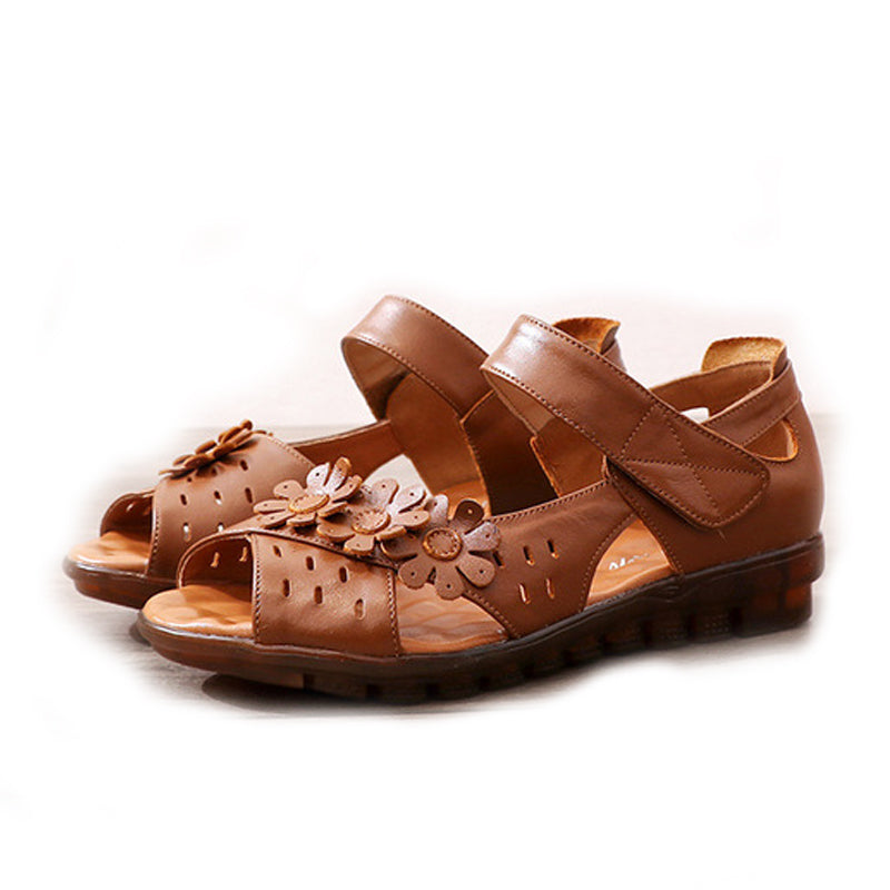 Sandale Femme De Cuir Filasa Konf