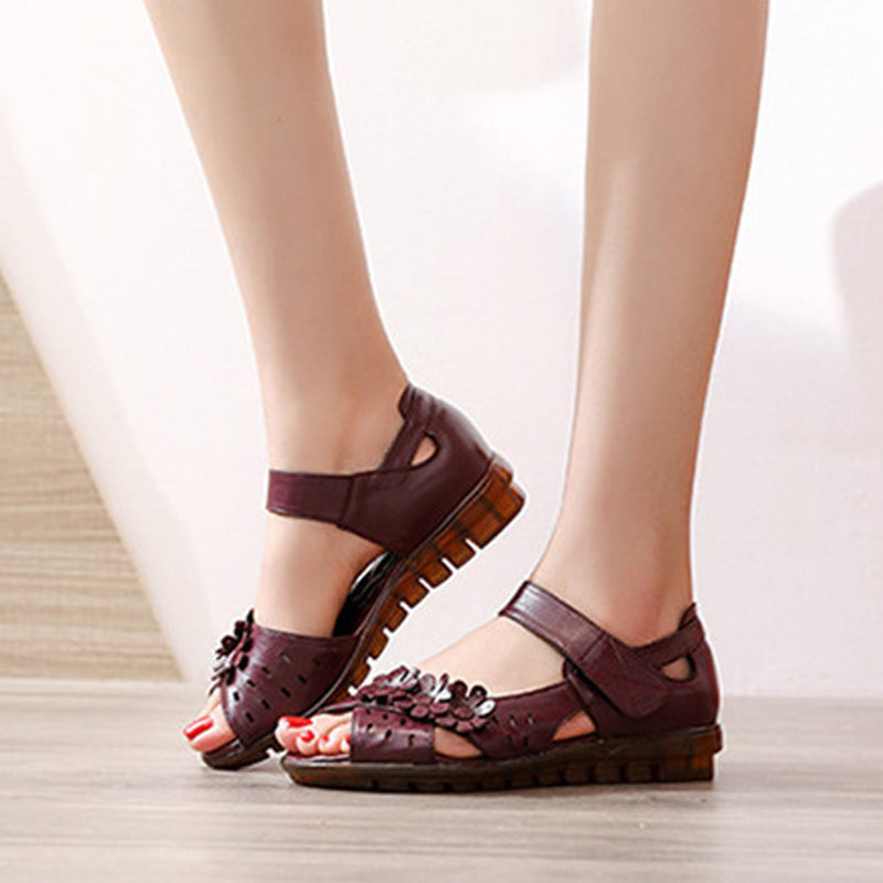 Sandale Femme De Cuir Filasa Konf