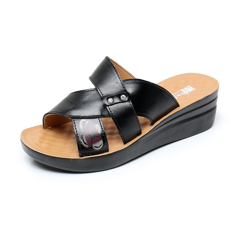 Sandale Femme De Cuir Vasin Konf