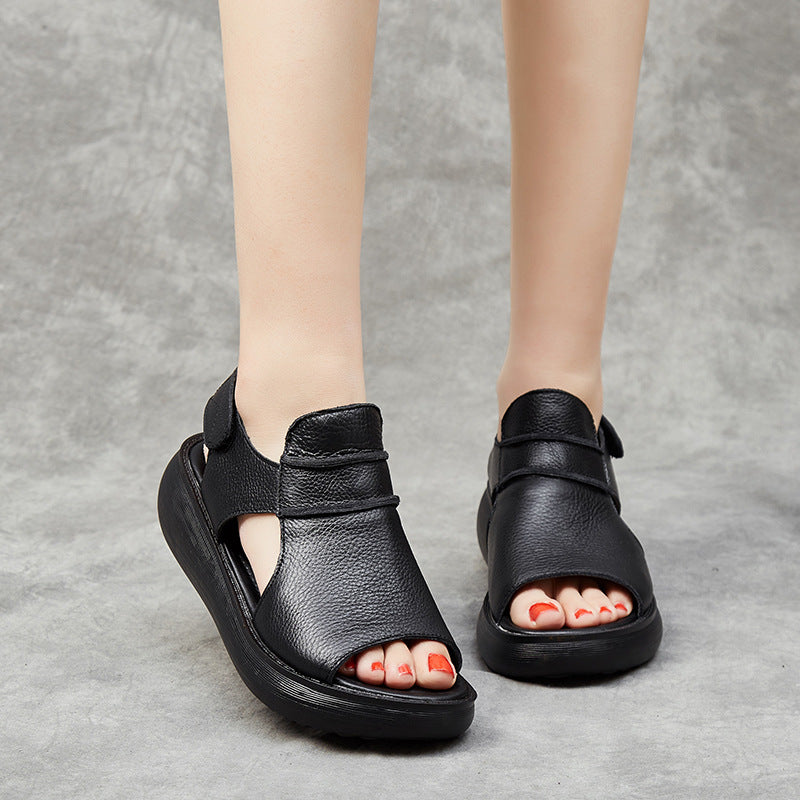 Sandale Femme De Cuir Zyans Konf