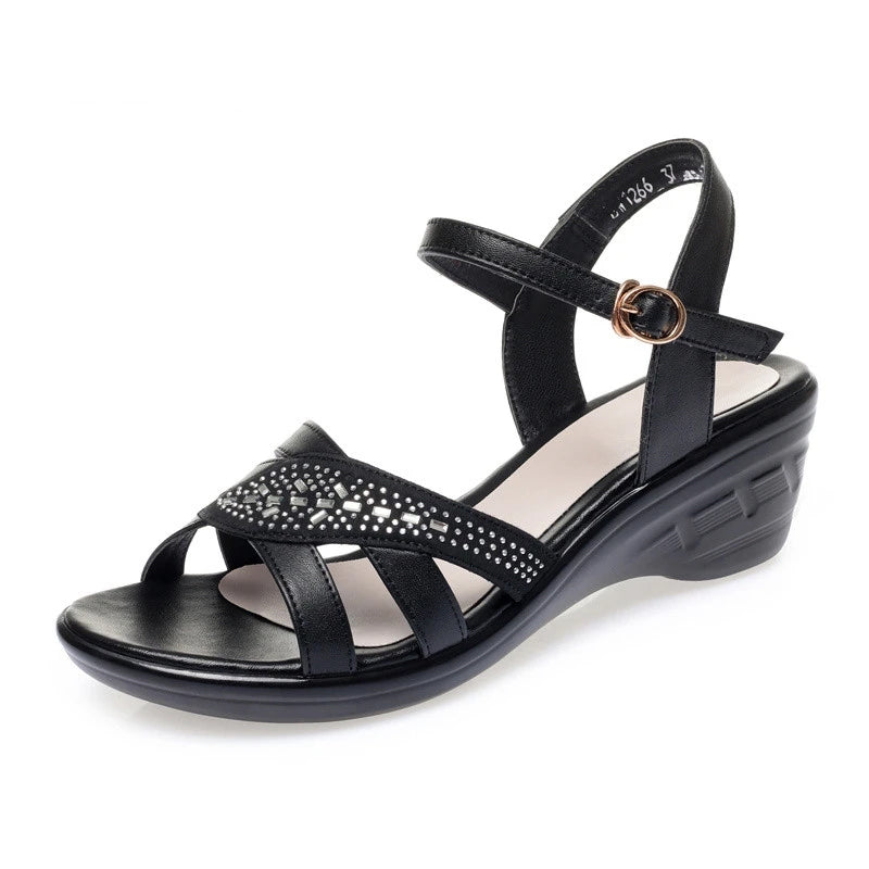 Sandale Femme De Cuir Luci Konf