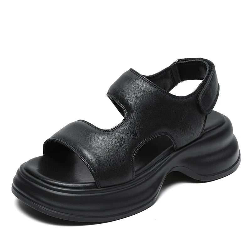 Sandale Femme De Cuir Faji Konf