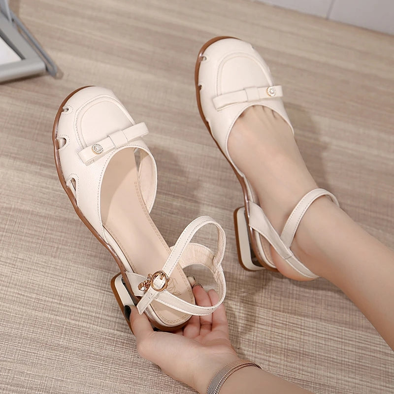 Sandale Femme De Cuir Yreabs Konf