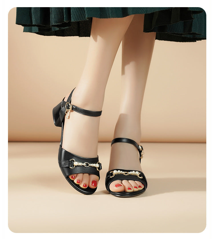 Sandale Femme De Cuir Nisans Konf