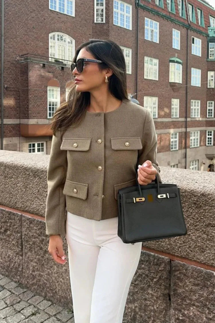 Konf | Blazer court en laine