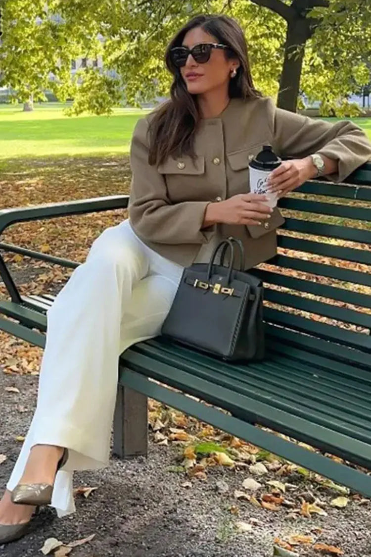 Konf | Blazer court en laine