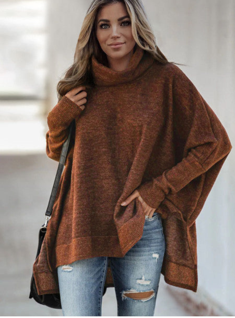 Konf | Pull à Col Roulé Pour Femmes Leena