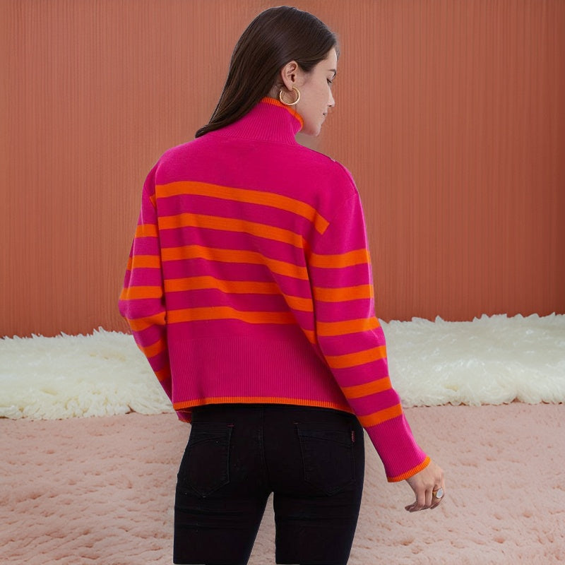 Konf | Pull à Col Roulé Pour Femmes Faith