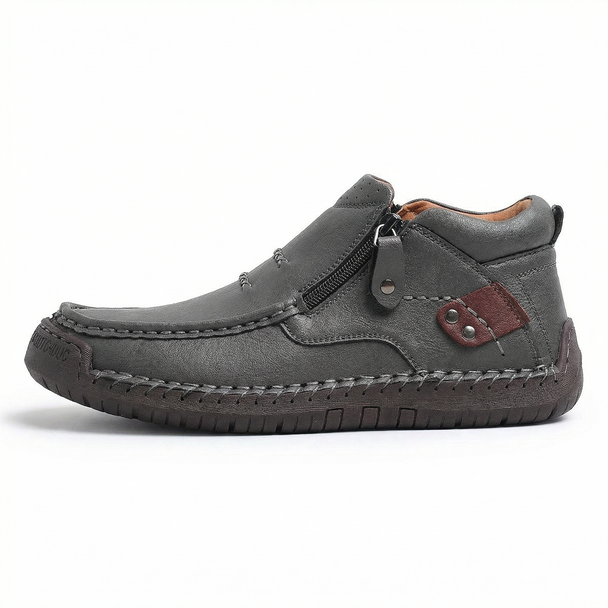 Chaussures en cuir faites à la main, alliant confort et caractère • Barton™