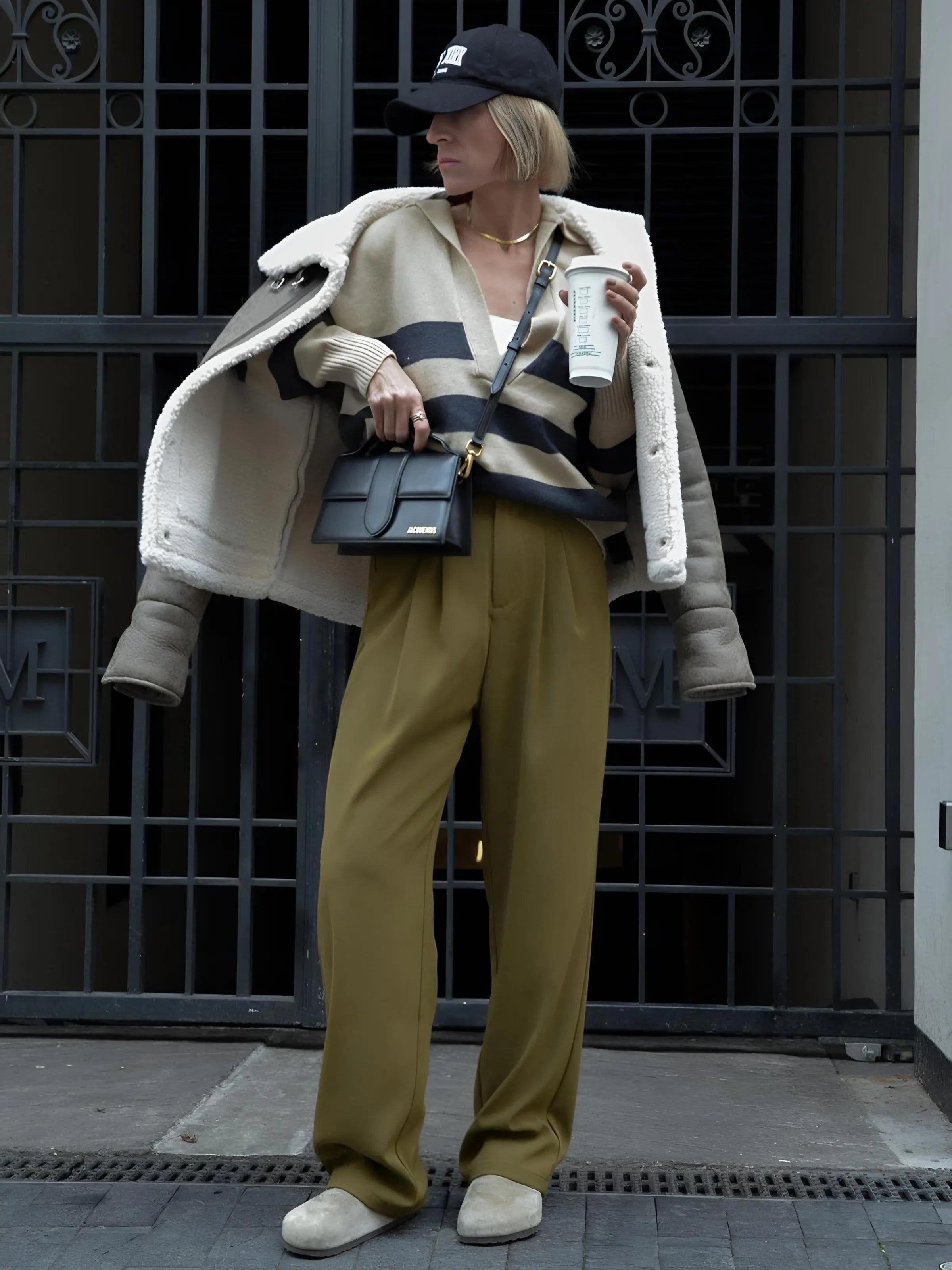 DE KONF™ | BROEK MET WIJDE PIJPEN - FANCY