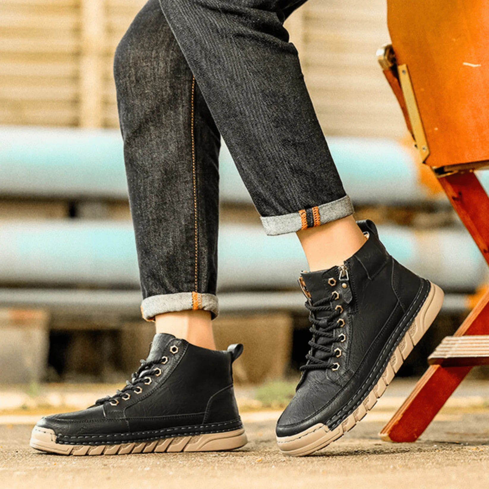 Apollo™ – Bottes urbaines en cuir premium