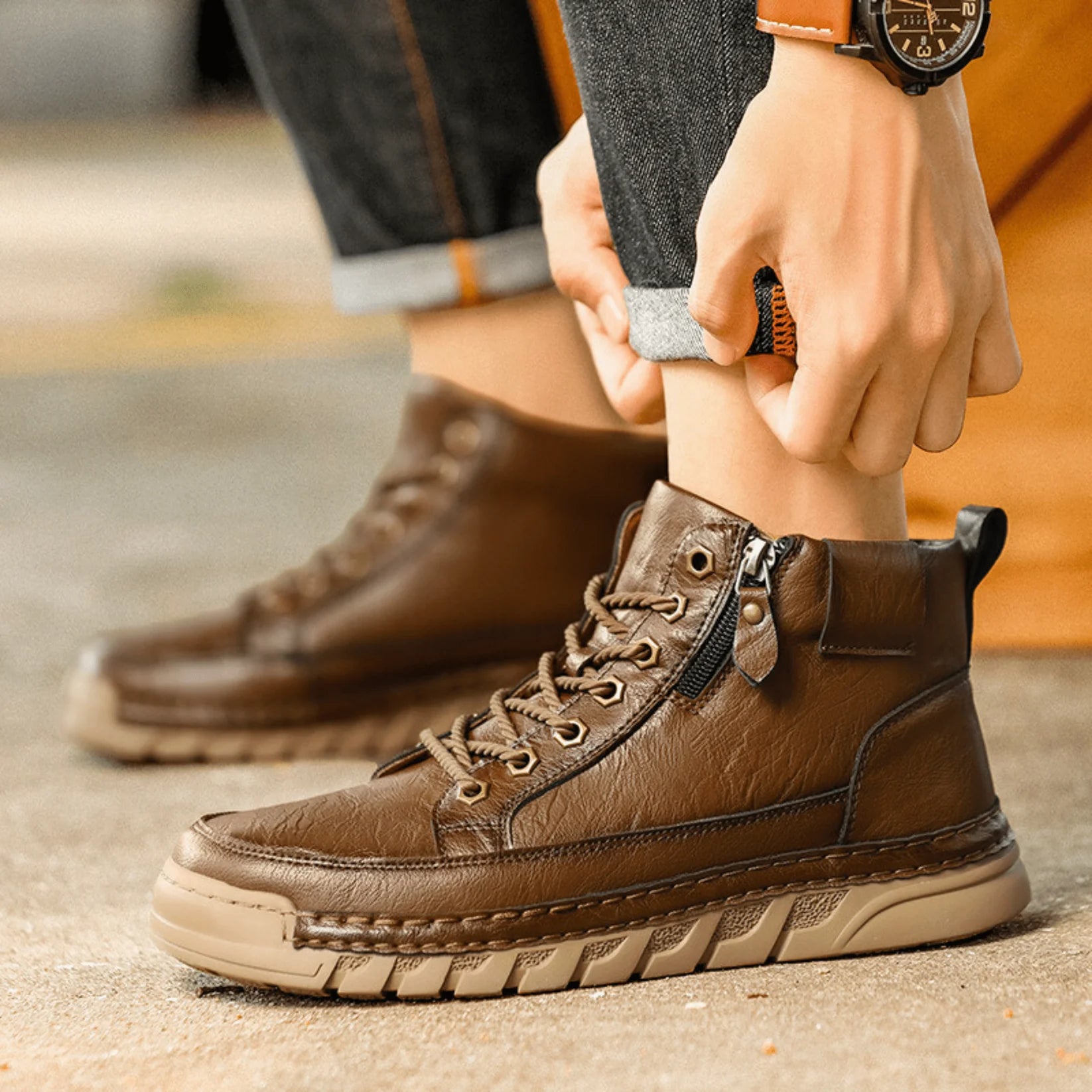 Apollo™ – Bottes urbaines en cuir premium