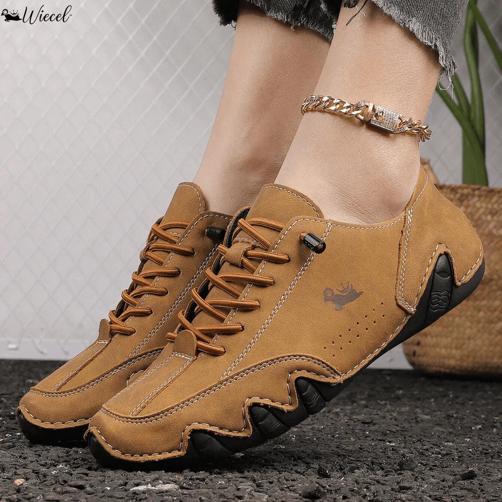 Chaussures barefoot en cuir au confort ultime • Wiecel™