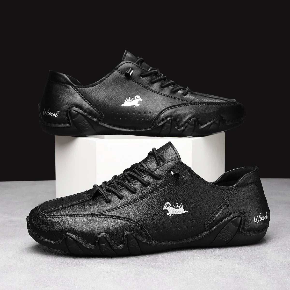 Chaussures barefoot en cuir au confort ultime • Wiecel™
