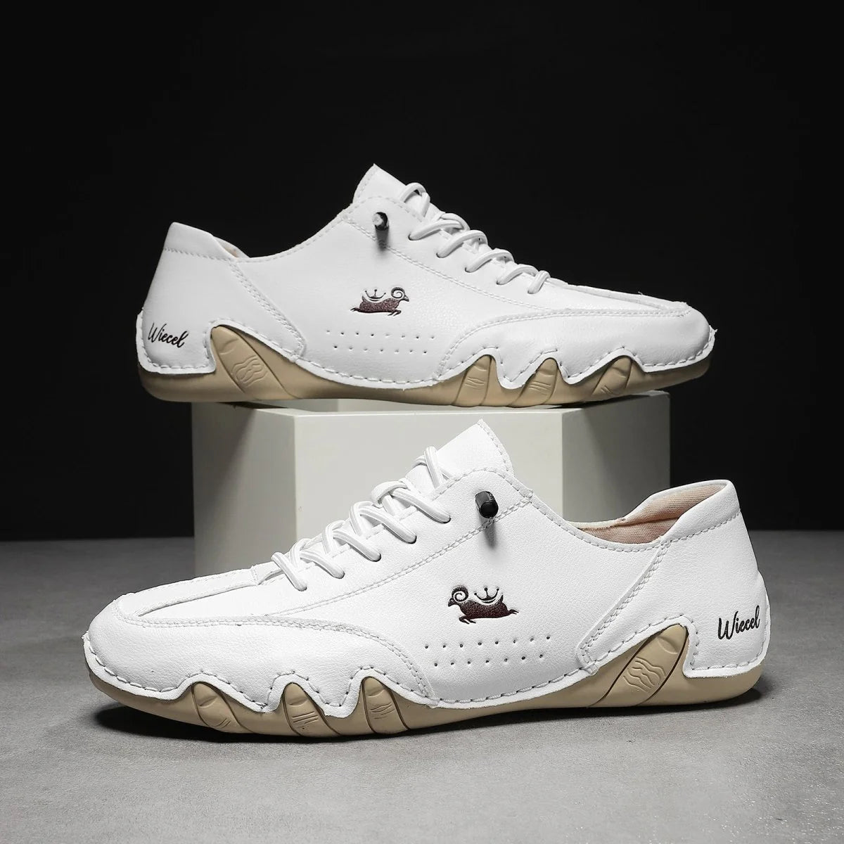 Chaussures barefoot en cuir au confort ultime • Wiecel™