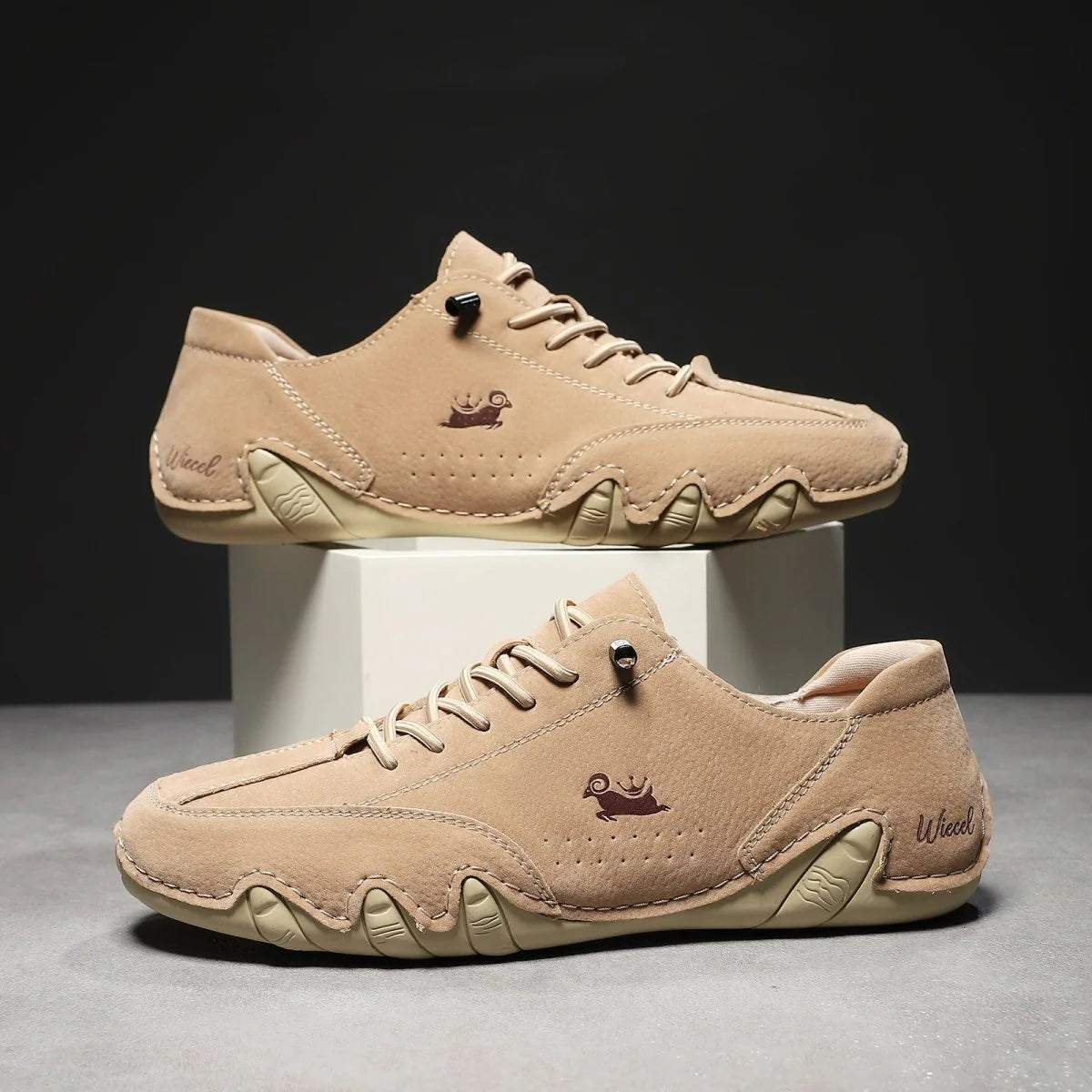 Chaussures barefoot en cuir au confort ultime • Wiecel™