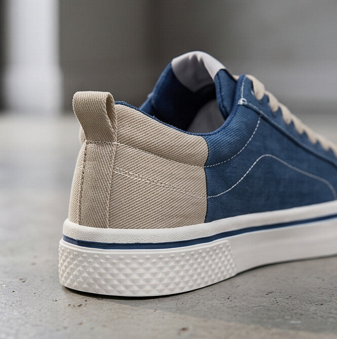 Retroglide • Sneakers en toile avec semelle à motif graphique