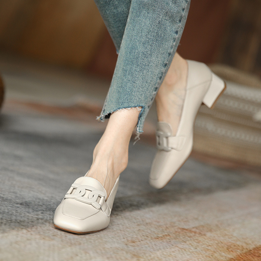 Mocassin Femme Orthopédique de Cuir Premium Konf