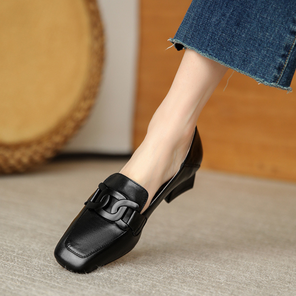 Mocassin Femme Orthopédique de Cuir Premium Konf