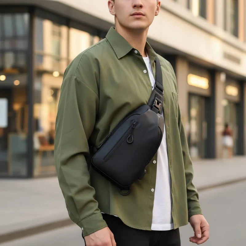 SyncPack™ – Sac bandoulière imperméable avec port USB