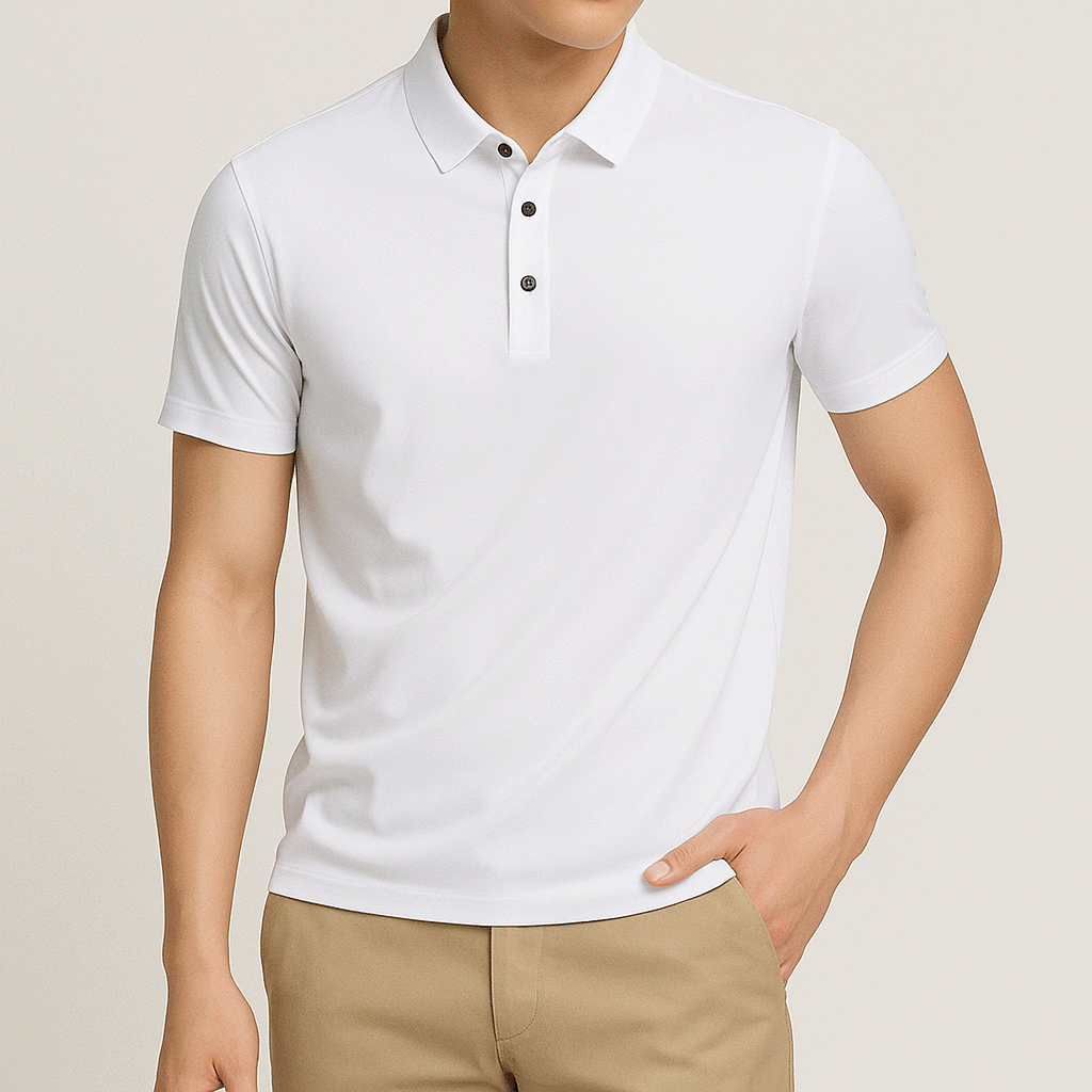 Polo Homme en soie glacée | KONF