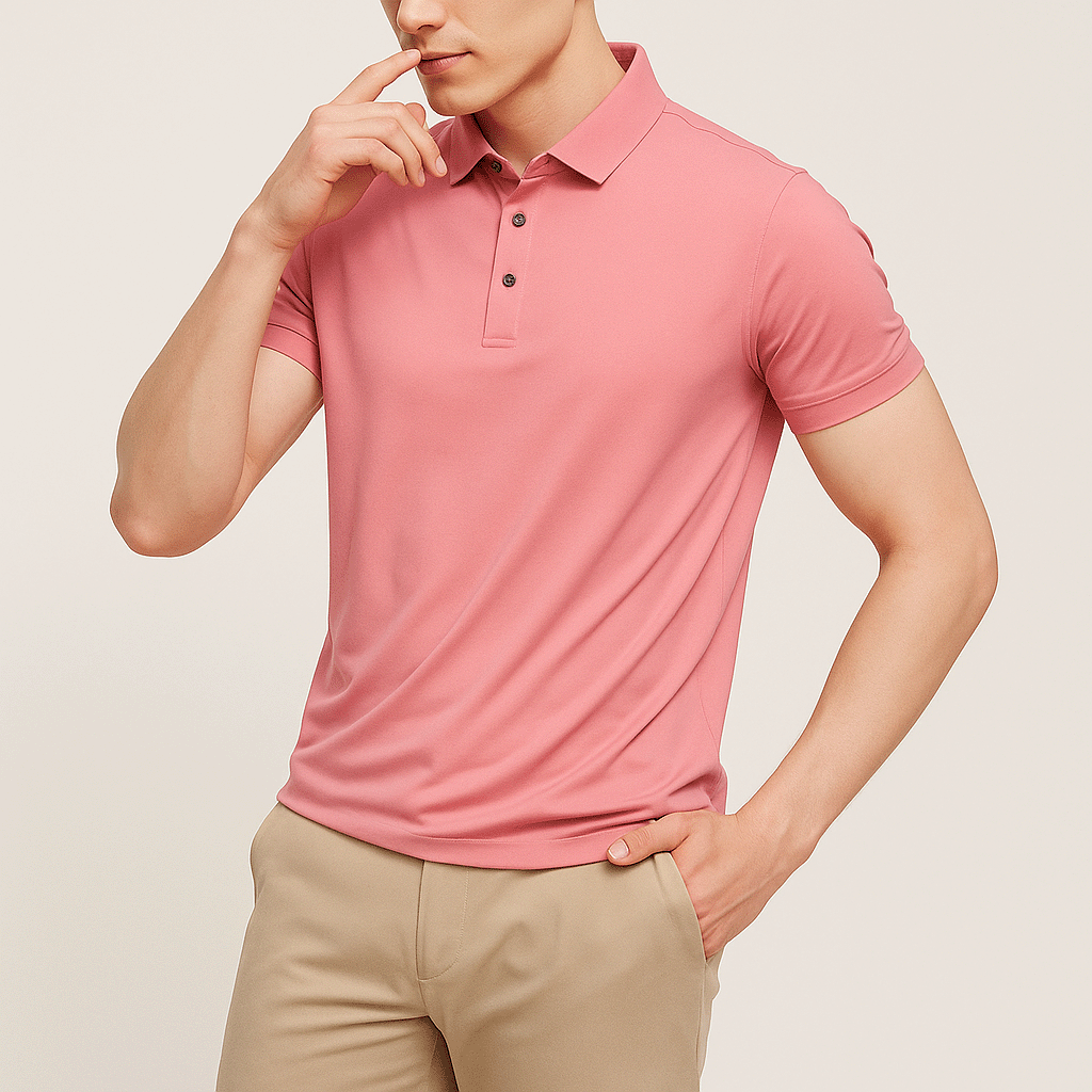 Polo Homme en soie glacée | KONF