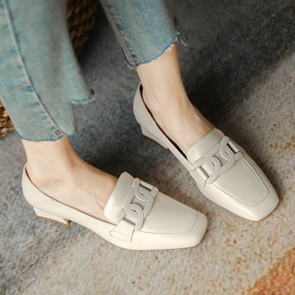 Mocassin Femme Orthopédique de Cuir Premium Konf