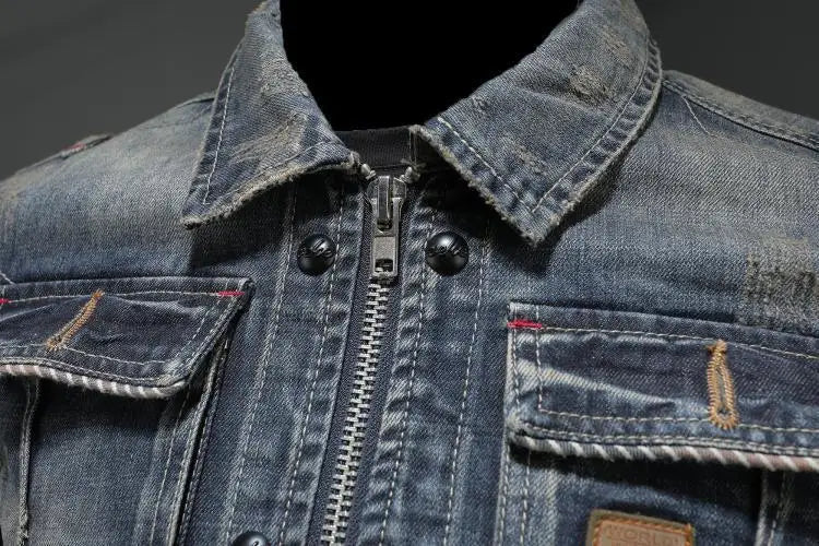 Shess | Veste en Denim Rétro Carl