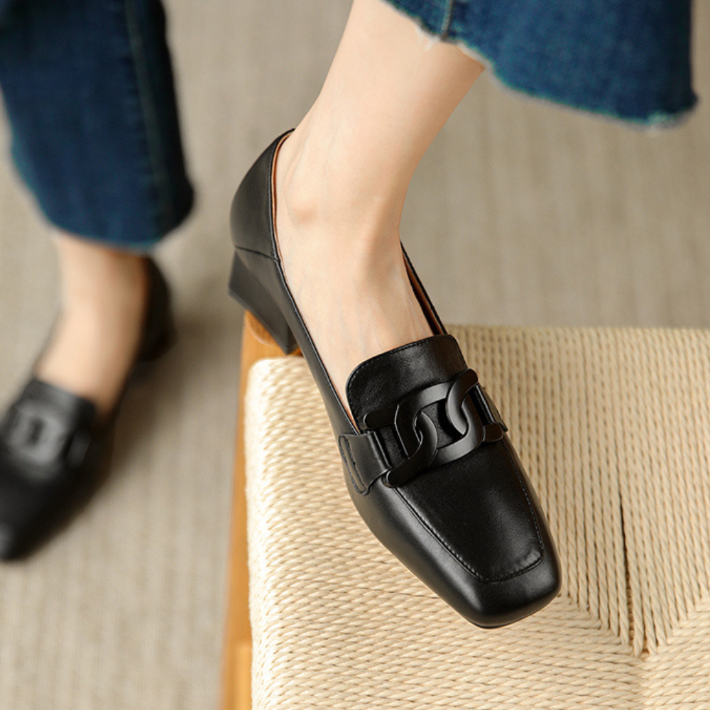 Mocassin Femme Orthopédique de Cuir Premium Konf