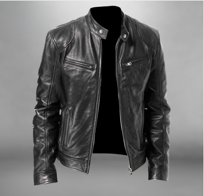 Veste en Cuir pour Homme Trenton • Konf