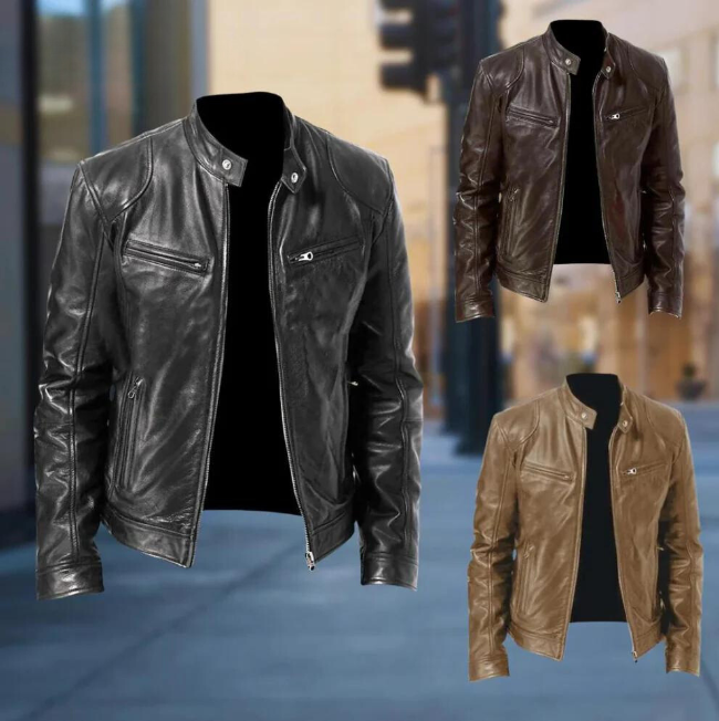 Konf | Veste en Cuir pour Homme Trenton