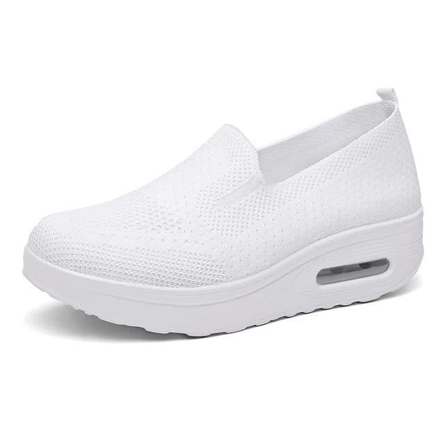 MEIION Chaussures de course orthopédiques confortables et respirantes pour femme - Chaussures de sport à lacets - Chaussures de sport légères pour le fitness et la vie quotidienne, Blanc., 37 EU MEIION Chaussures de course orthopédiques confortables et respirantes pour femme - Chaussures de sport à lacets - Chaussures de sport légères pour le fitness et la vie quotidienne, Blanc., 37 EU